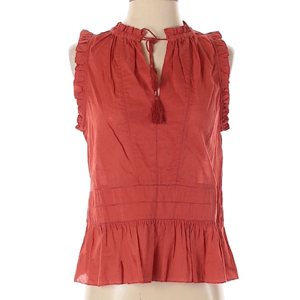 Ulla Johnson Sleeveless Ruffled Top Size 2